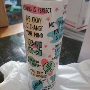 Inspirational Quote Tumbler